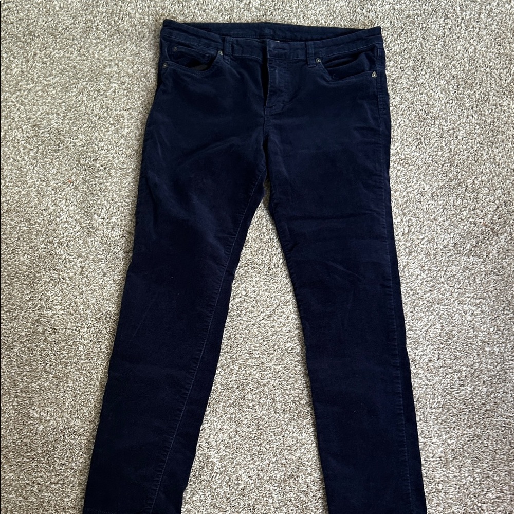 Women’s Navy cords 12P Kut from the cloth